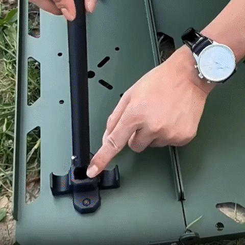 Table pliante camping compacte et légère facile à transporter pour voyage et glamping