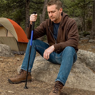 Bâton de randonnée ultra léger ajustable pour trekking & marche - Voltara Plein Air