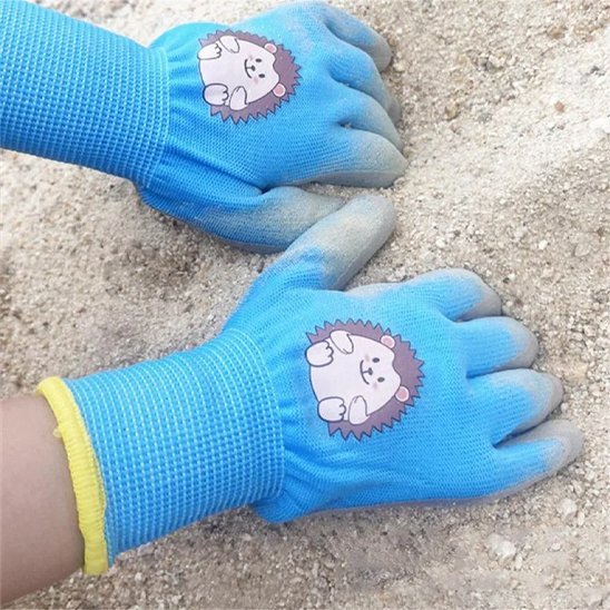Ensemble de 2 paires de gants de protection d'enfant robustes et confortables pour jardinage et jeux d'extérieur - Voltara Plein Air