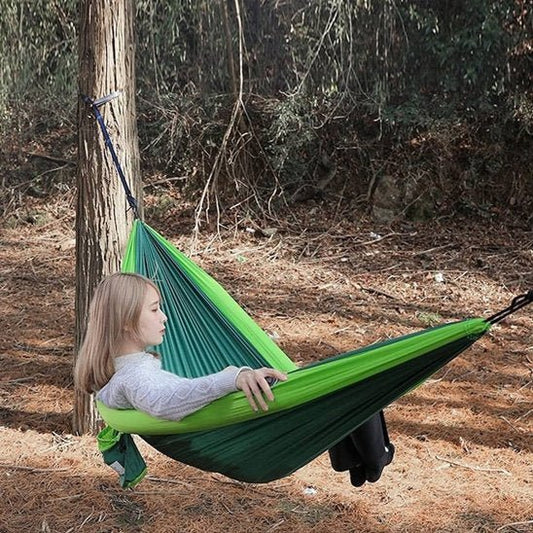 hamac suspendu confortable camping randonnée plage plein air tissu oxford 210d