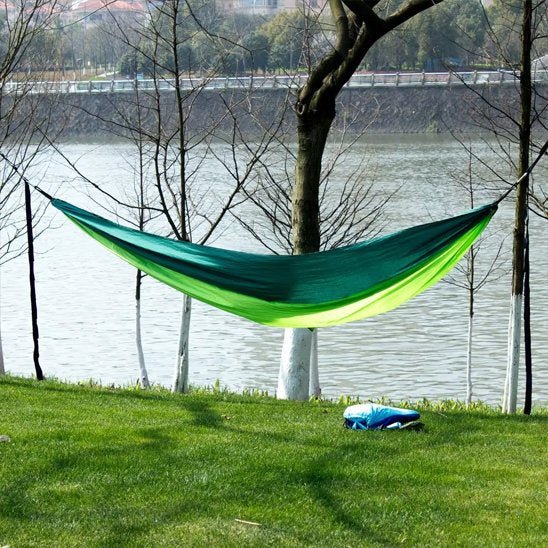 hamac suspendu confortable camping randonnée plage plein air tissu oxford 210d