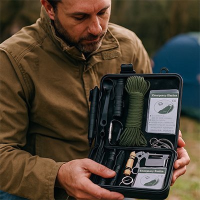 Kit de survie complet – urgence, randonnée et camping - Voltara Plein Air