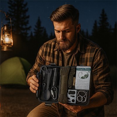 Kit de survie complet – urgence, randonnée et camping - Voltara Plein Air