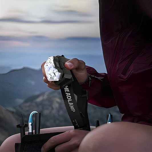 Lampe frontale LED étanche ultra puissante – 1000 lumens - Voltara Plein Air