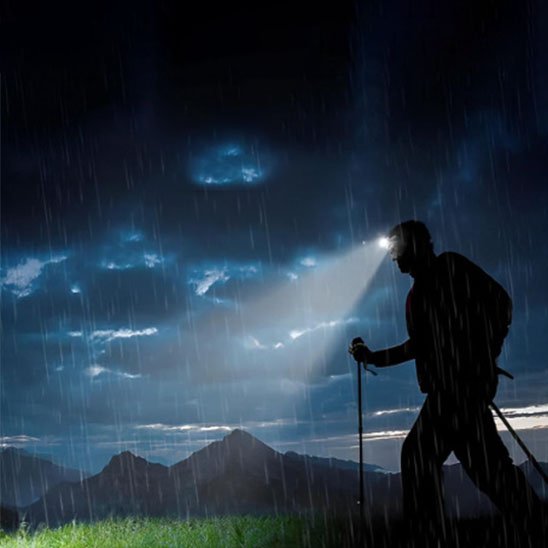 Lampe frontale LED étanche ultra puissante – 1000 lumens - Voltara Plein Air