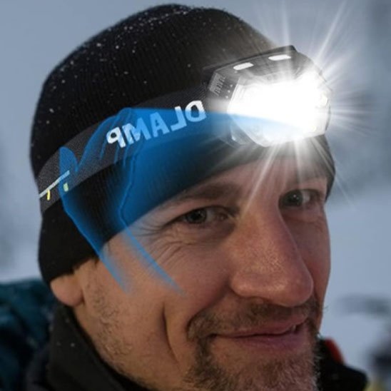 Lampe frontale LED étanche ultra puissante – 1000 lumens - Voltara Plein Air