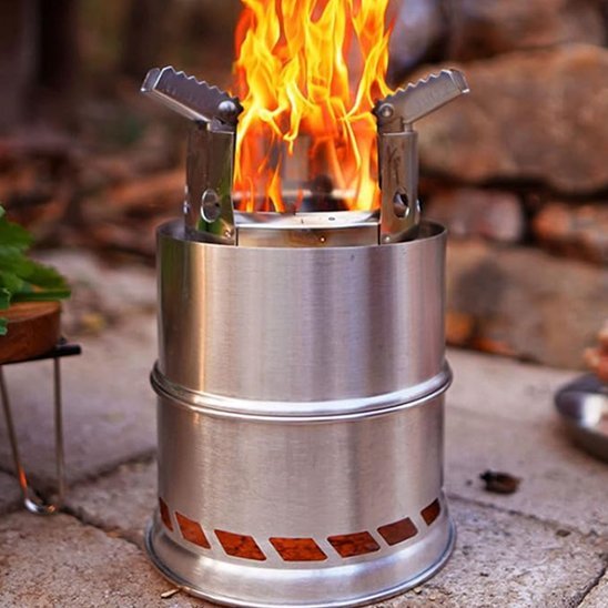 Réchaud portable léger pour camping – Cuisine facile et repas chauds en plein air - Voltara Plein Air