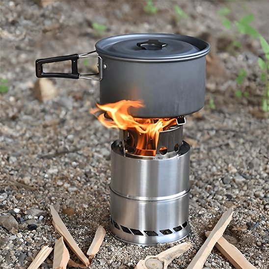 Réchaud portable léger pour camping – Cuisine facile et repas chauds en plein air - Voltara Plein Air