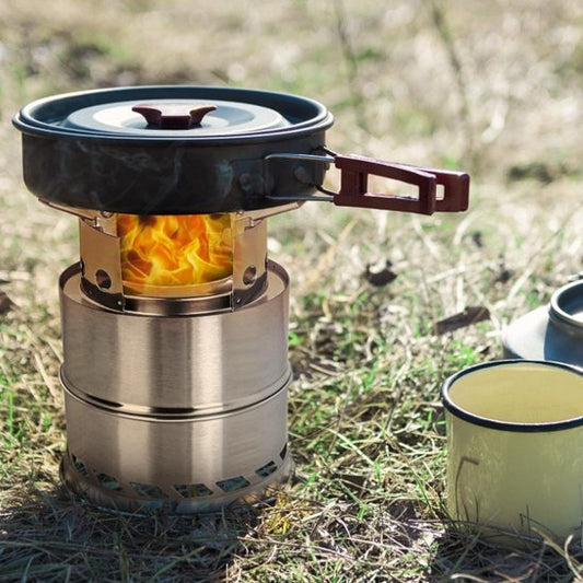 Réchaud portable léger pour camping – Cuisine facile et repas chauds en plein air - Voltara Plein Air