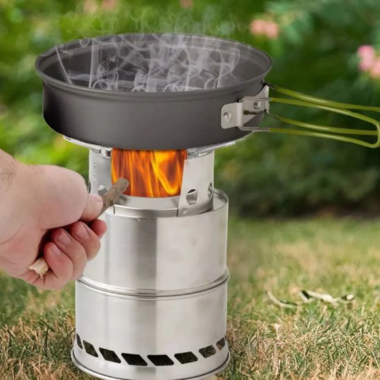 Réchaud portable léger pour camping – Cuisine facile et repas chauds en plein air - Voltara Plein Air