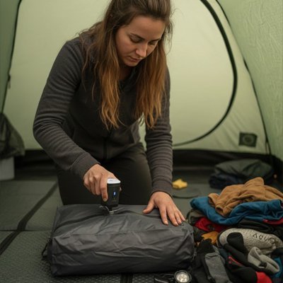 sac sous vide étanche vêtements textiles camping randonnée voyage