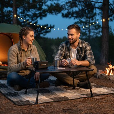 Table pliante de camping ultralégère haut de gamme – Glamping - Voltara Plein Air