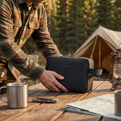 Trousse de toilette multifonction – Élégante & compacte - Voltara Plein Air